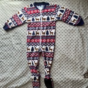 Sleepyheads Christmas Family Matching Fleece Onesie Pajamas Jumpsuit- 18-24 M
